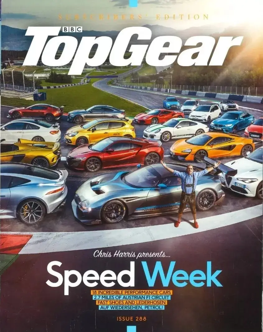 BBC Top Gear Magazine Issue 288, NSX vs 911R, Infiniti Q60, Porsche, Nov 2016