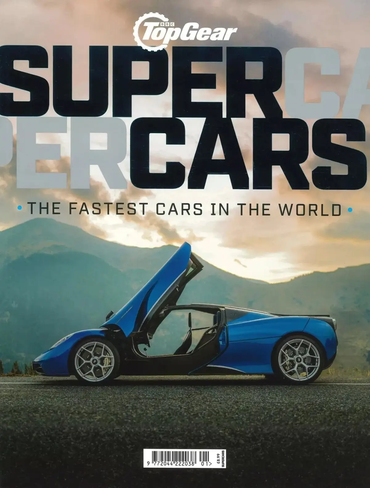 BBC Top Gear Magazine Supercars, Ferrari, Porsche, Bugatti, Lambo, NASA, 2024