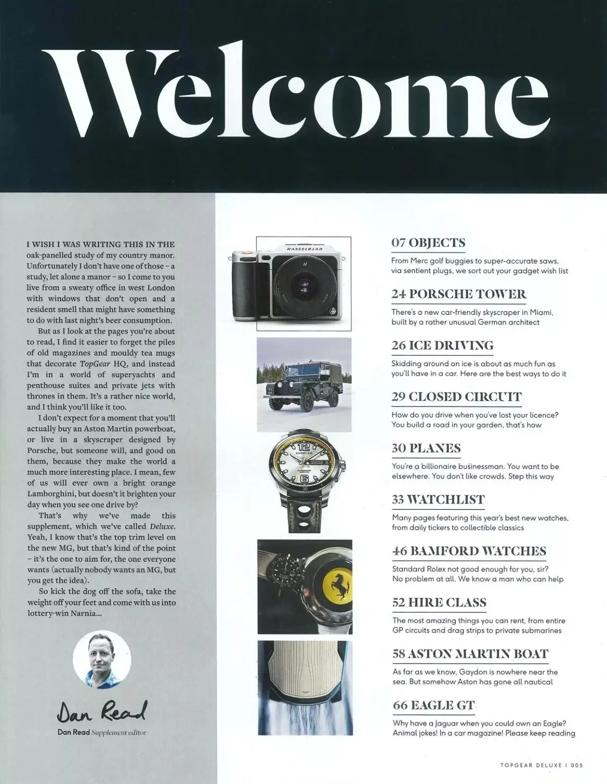 BBC Top Gear Magazine Supplement Deluxe, Mercedes Golf Buggy Aston Boat, Watches - image 2 | Free standard UK delivery included | Discount Quality Products