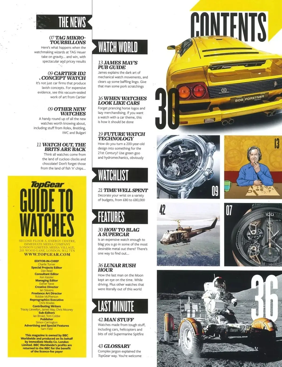 BBC Top Gear Magazine Supplement: Guide to Watches with James May, Supercars - image 2 | Free standard UK delivery included | Discount Quality Products