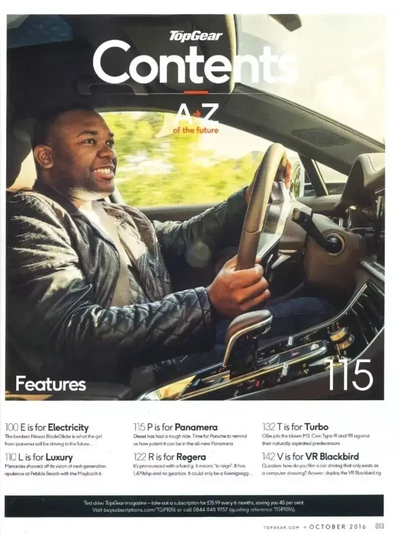 BBC Top Gear Magazine: Issue #287, Panamera, Volvo XC90, BMW M2, Audi, Oct 2016 - image 2 | Free standard UK delivery included | Discount Quality Products