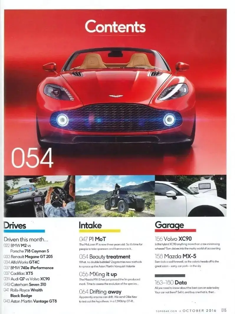 BBC Top Gear Magazine: Issue #287, Panamera, Volvo XC90, BMW M2, Audi, Oct 2016 - image 3 | Free standard UK delivery included | Discount Quality Products
