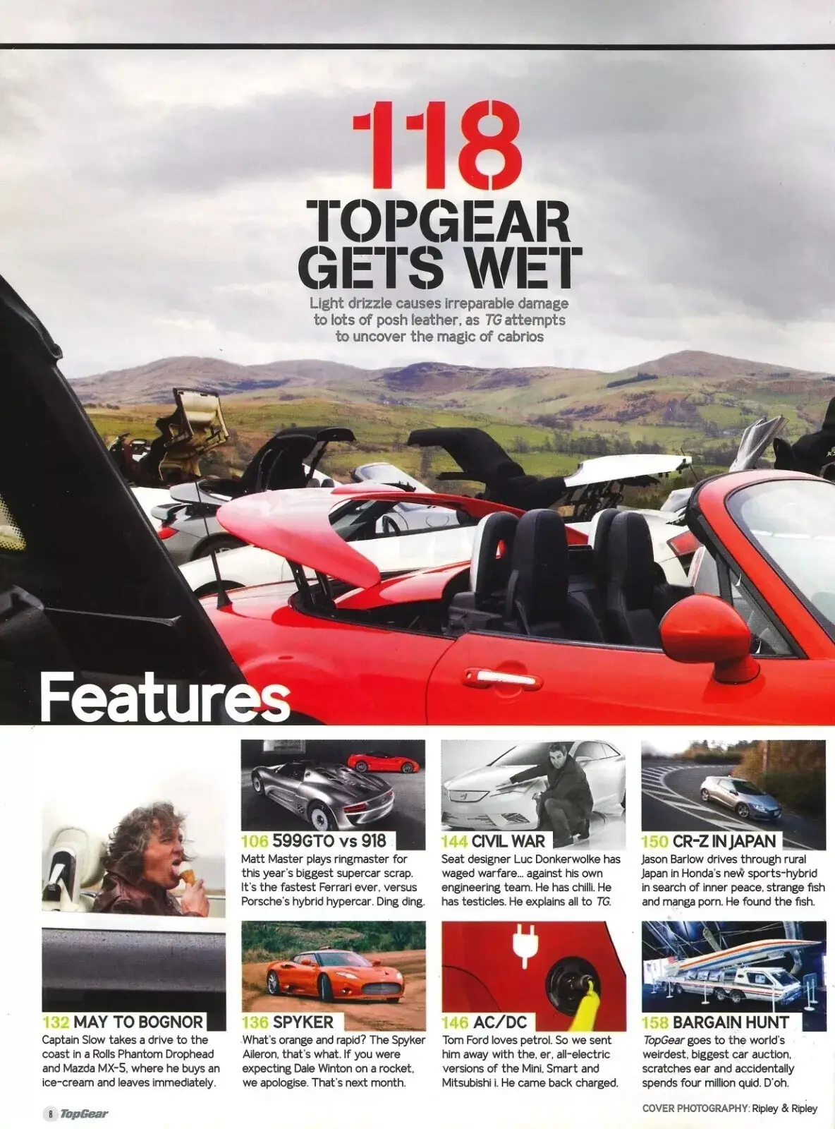 BBC Top Gear Magazine Issue #204, Porsche 918 Cover, May 2010 (Slight Wear) - image 3 | Free standard UK delivery included | Discount Quality Products