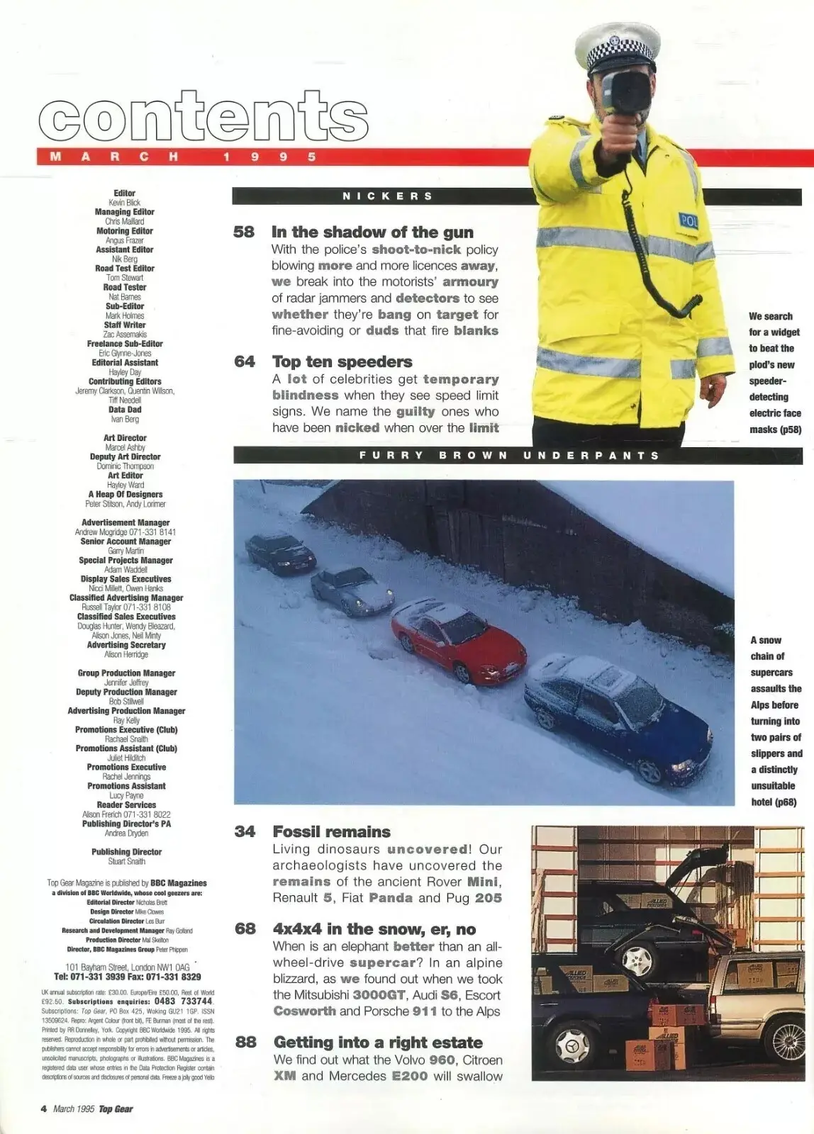 BBC Top Gear Magazine: Issue #18, F1 Grand Prix, Mitsubishi 3000GT, March 1995 - image 2 | Free standard UK delivery included | Discount Quality Products