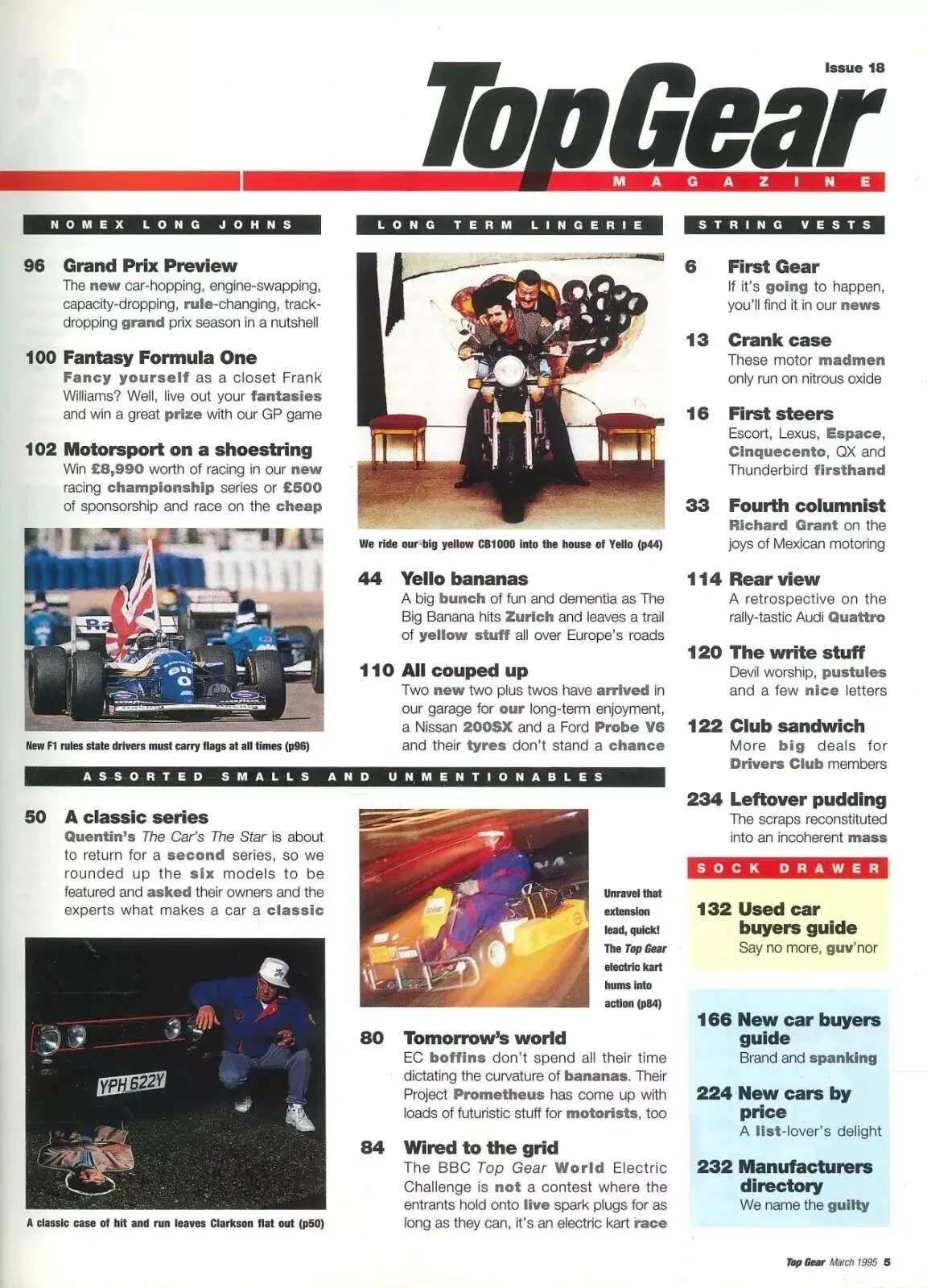 BBC Top Gear Magazine: Issue #18, F1 Grand Prix, Mitsubishi 3000GT, March 1995 - image 3 | Free standard UK delivery included | Discount Quality Products