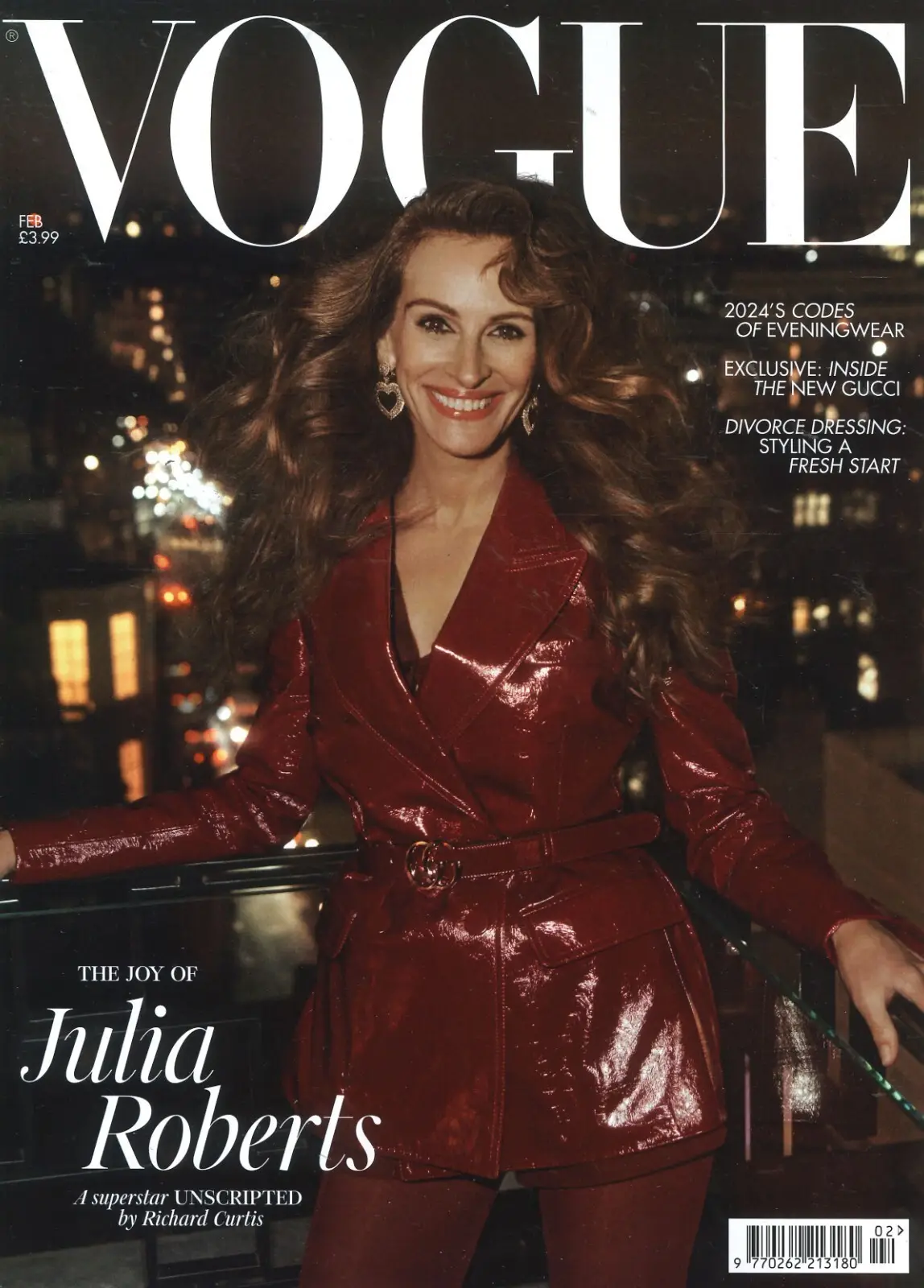 Vogue Magazine: Julia Roberts, Sienna Miller, AJ Odudu, Gwyn Paltrow, Feb 2024 - Free standard UK delivery included | Discount Quality Products