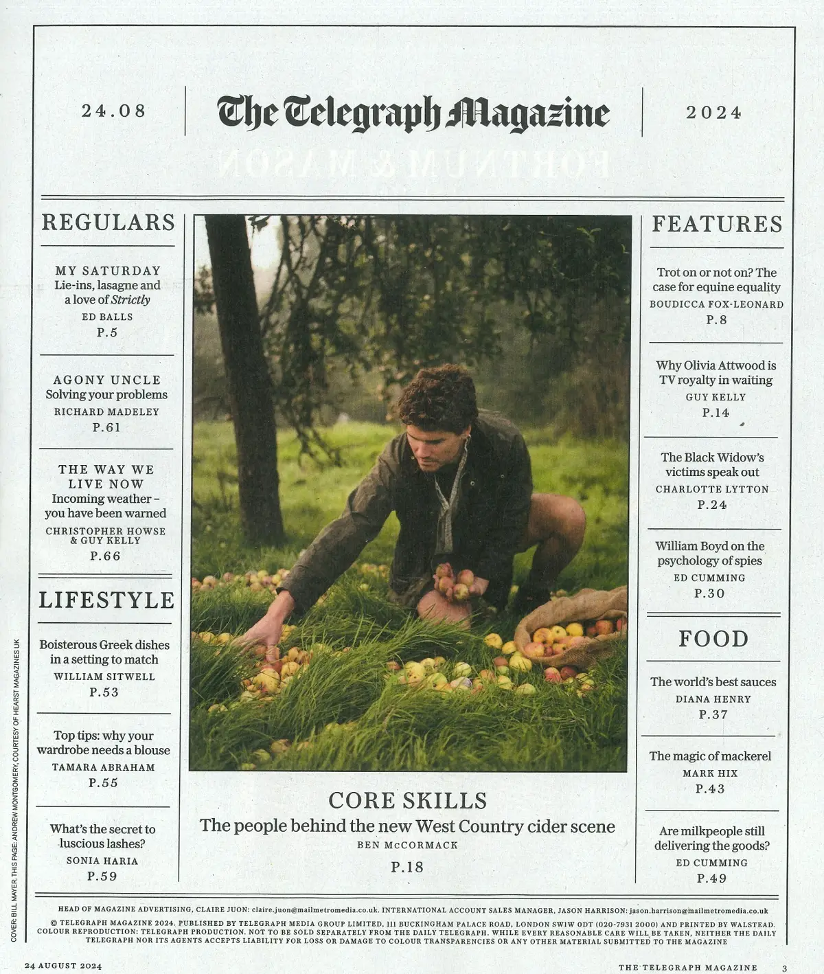 Telegraph Magazine Horse Riding Scandals, Olivia Attwood, William Boyd 24.8.24 - image 2 | Free standard UK delivery included | Discount Quality Products
