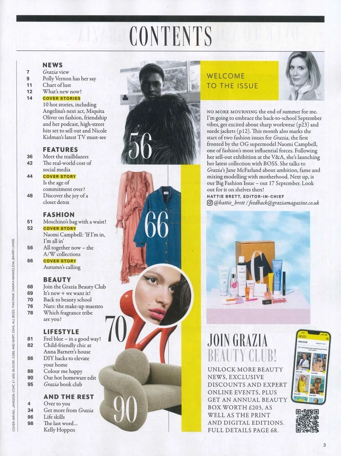 Grazia Magazine: Naomi Campbell, Angelina Jolie, Nicole Kidman, Fashion, 16.9.24 - image 2 | Free standard UK delivery included | Discount Quality Products