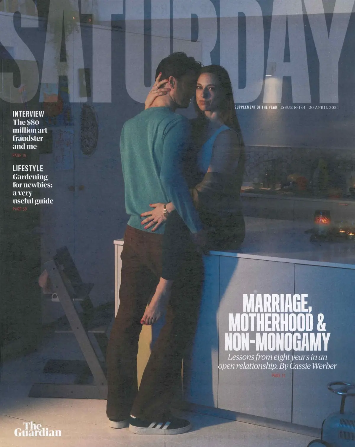 Guardian Saturday Magazine: Caroline Lucas, Jess Glynne, Justice Duo, 20.4.24