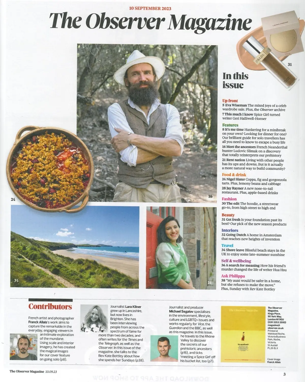 Observer Magazine, Eva Wiseman, Nigel Slater, Jay Rayner, Fashion, Food, 10.9.23 - image 2 | Free standard UK delivery included | Discount Quality Products
