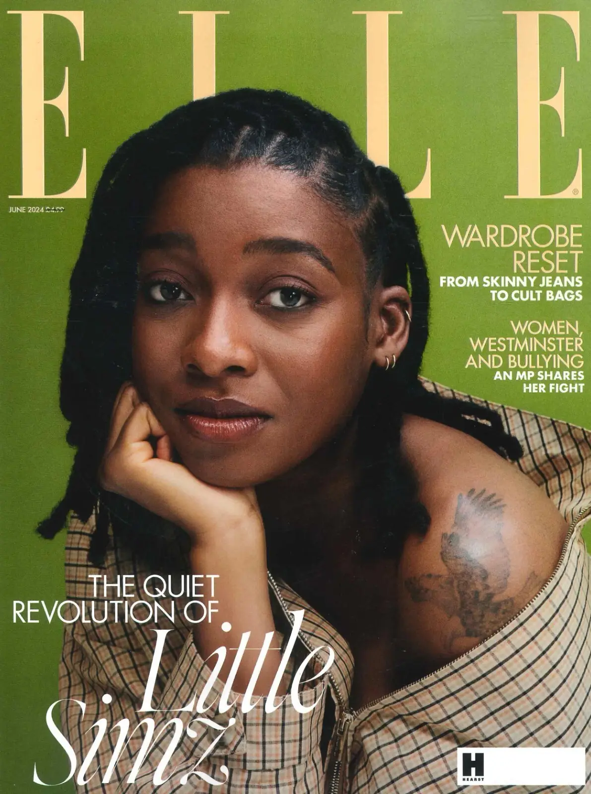 Elle Magazine: Little Simz, Miranda July, Francesca Hayward, Fashion, June 2024