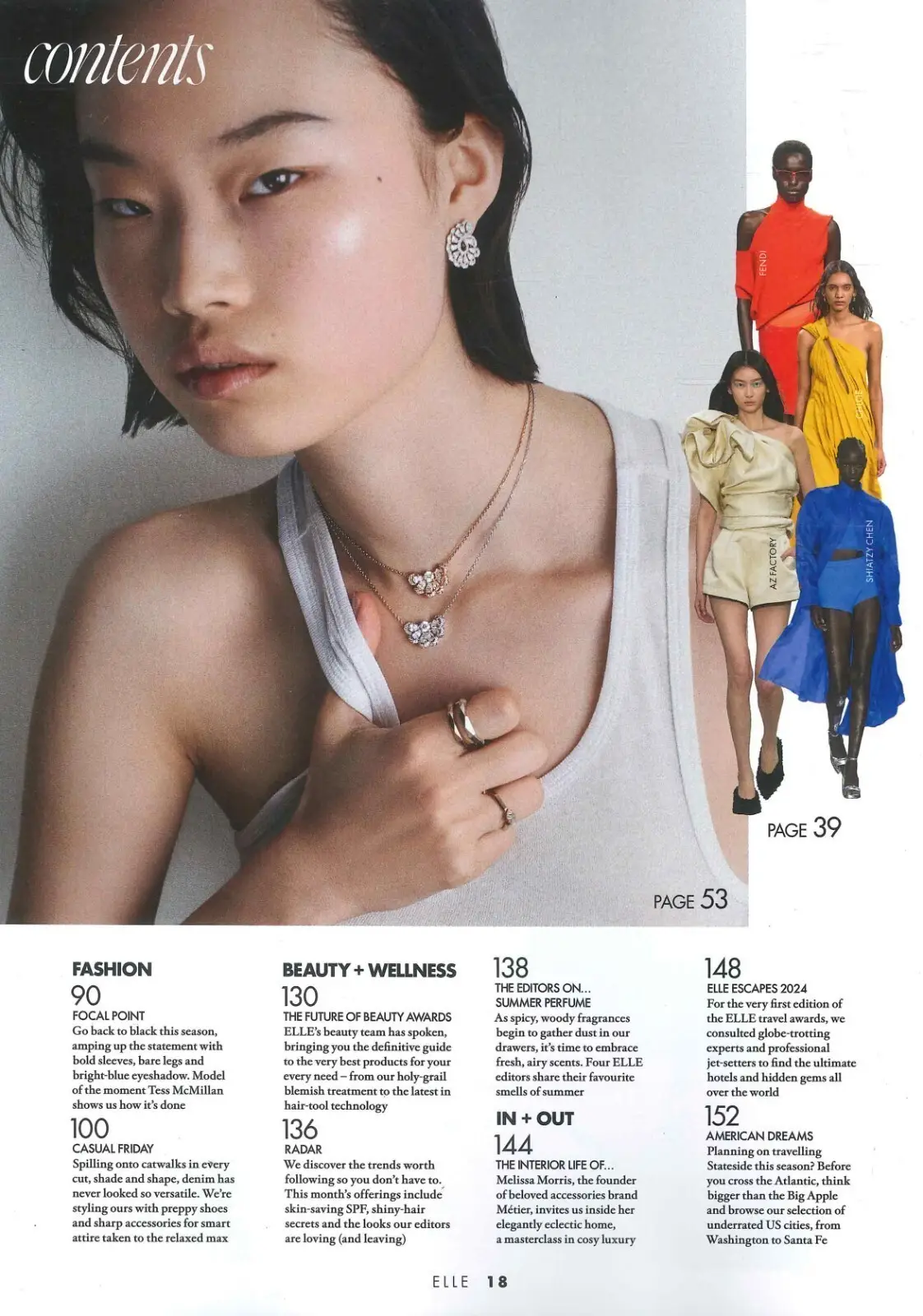 Elle Magazine: Little Simz, Miranda July, Francesca Hayward, Fashion, June 2024 - image 3 | Free standard UK delivery included | Discount Quality Products