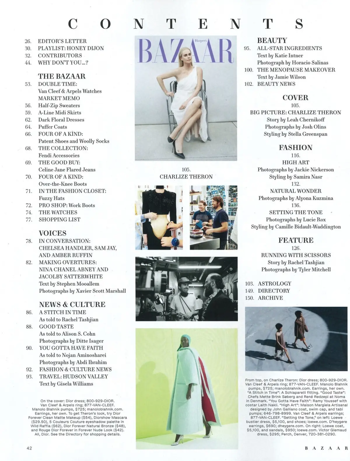 Harper's Bazaar USA Magazine, Charlize Theron, Chelsea Handler, October 2022 - image 2 | Free standard UK delivery included | Discount Quality Products