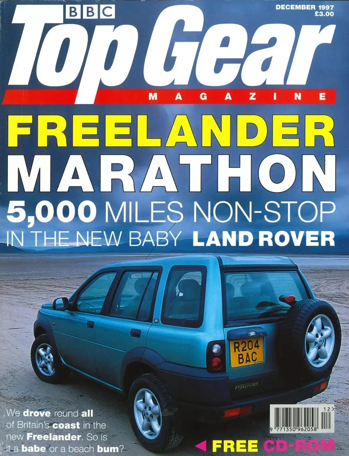 BBC Top Gear Magazine: Issue #51, Land Rover, Honda CR-V, Vauxhall, Dec 1997