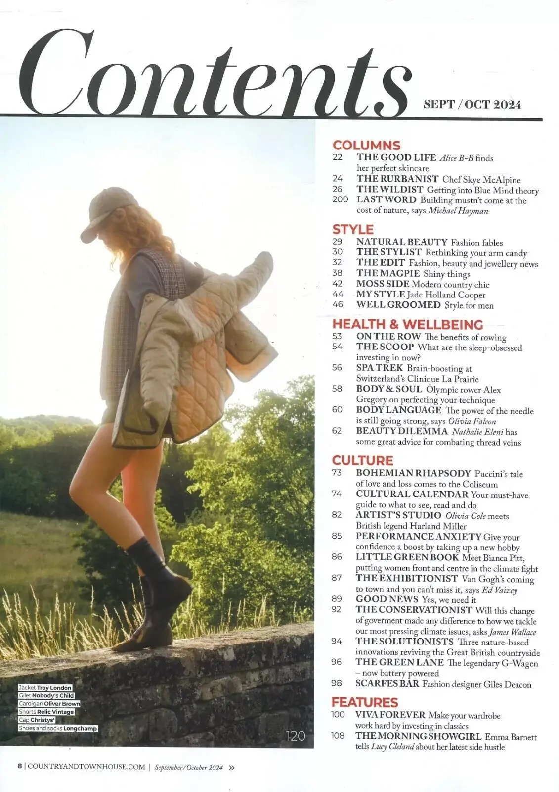 Country & Town House Magazine: Emma Barnett, Claudia Winkleman, Sept/Oct 2024 - image 2 | Free standard UK delivery included | Discount Quality Products
