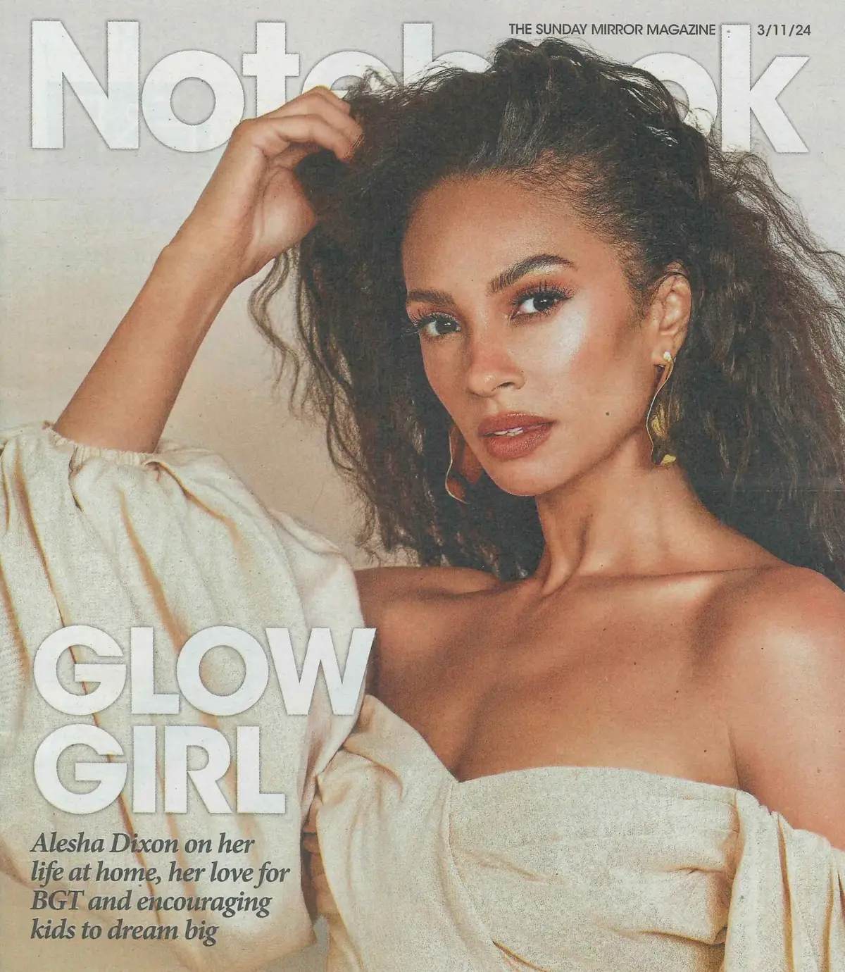 Sunday Mirror Notebook Magazine: Alesha Dixon, Llewelyn-Bowen, Fashion, 3.11.24