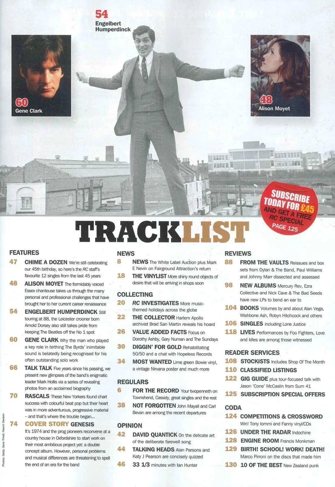 Record Collector Magazine: Genesis, Alison Moyet, Bob Dylan, Music, Oct 2024 - image 2 | Free standard UK delivery included | Discount Quality Products