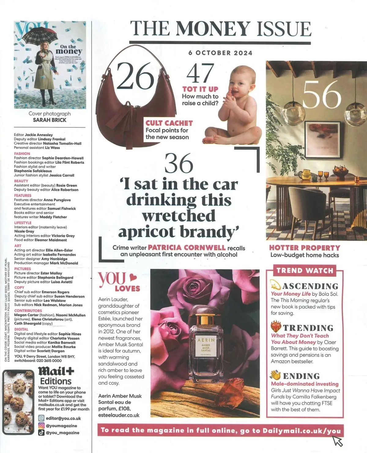 You Magazine Steph McGovern, Patricia Cornwell, Louise Thompson, Fashion 6.10.24 - image 2 | Free standard UK delivery included | Discount Quality Products