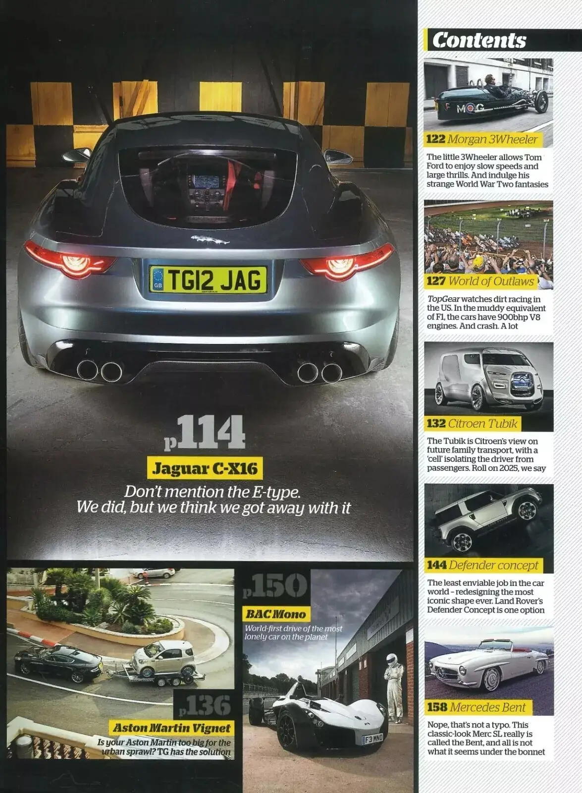 BBC Top Gear Magazine: Issue #222, Jaguar C-X16, Aston Martin Vignet, Oct 2011 - image 2 | Free standard UK delivery included | Discount Quality Products
