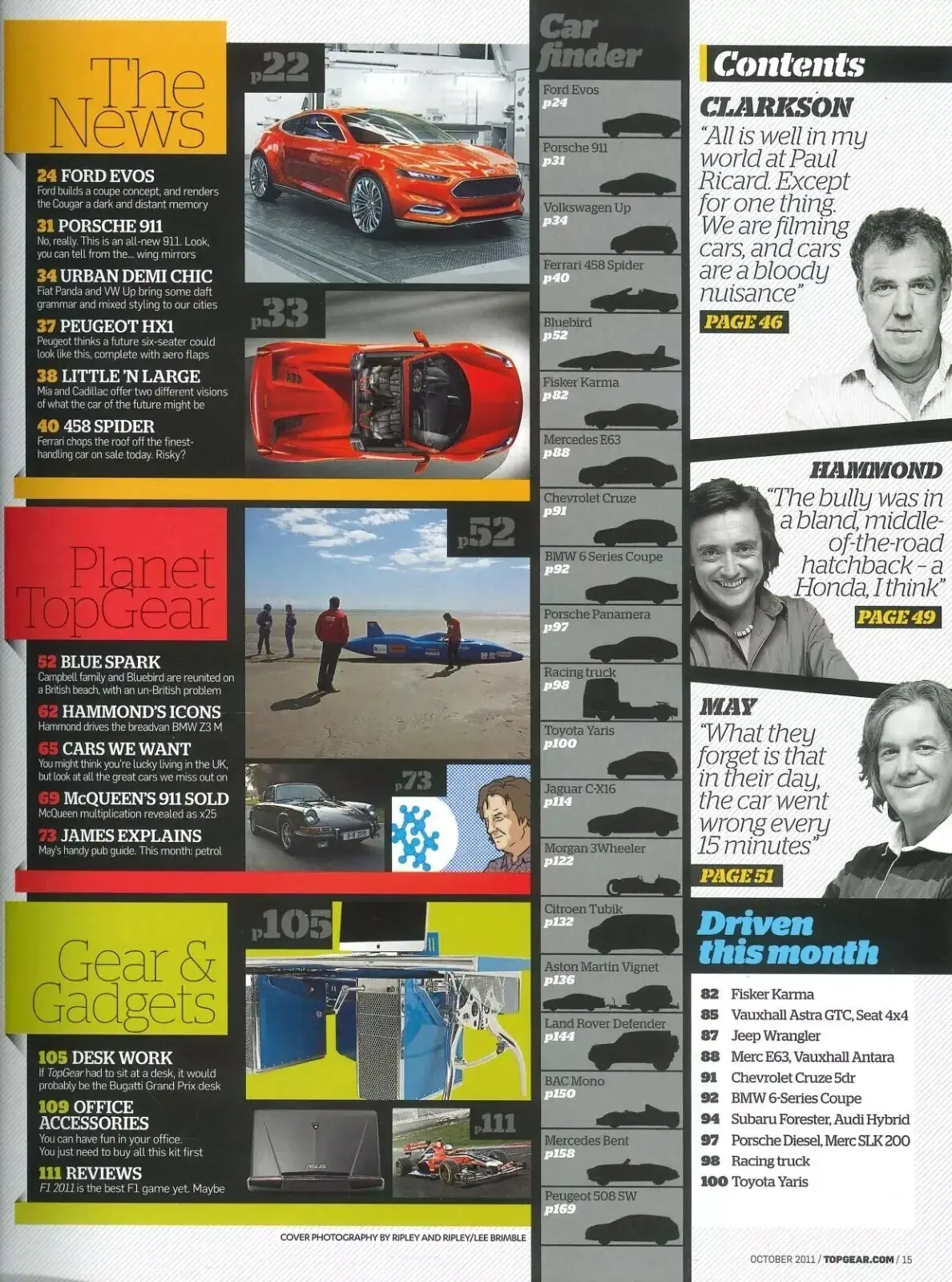 BBC Top Gear Magazine: Issue #222, Jaguar C-X16, Aston Martin Vignet, Oct 2011 - image 3 | Free standard UK delivery included | Discount Quality Products