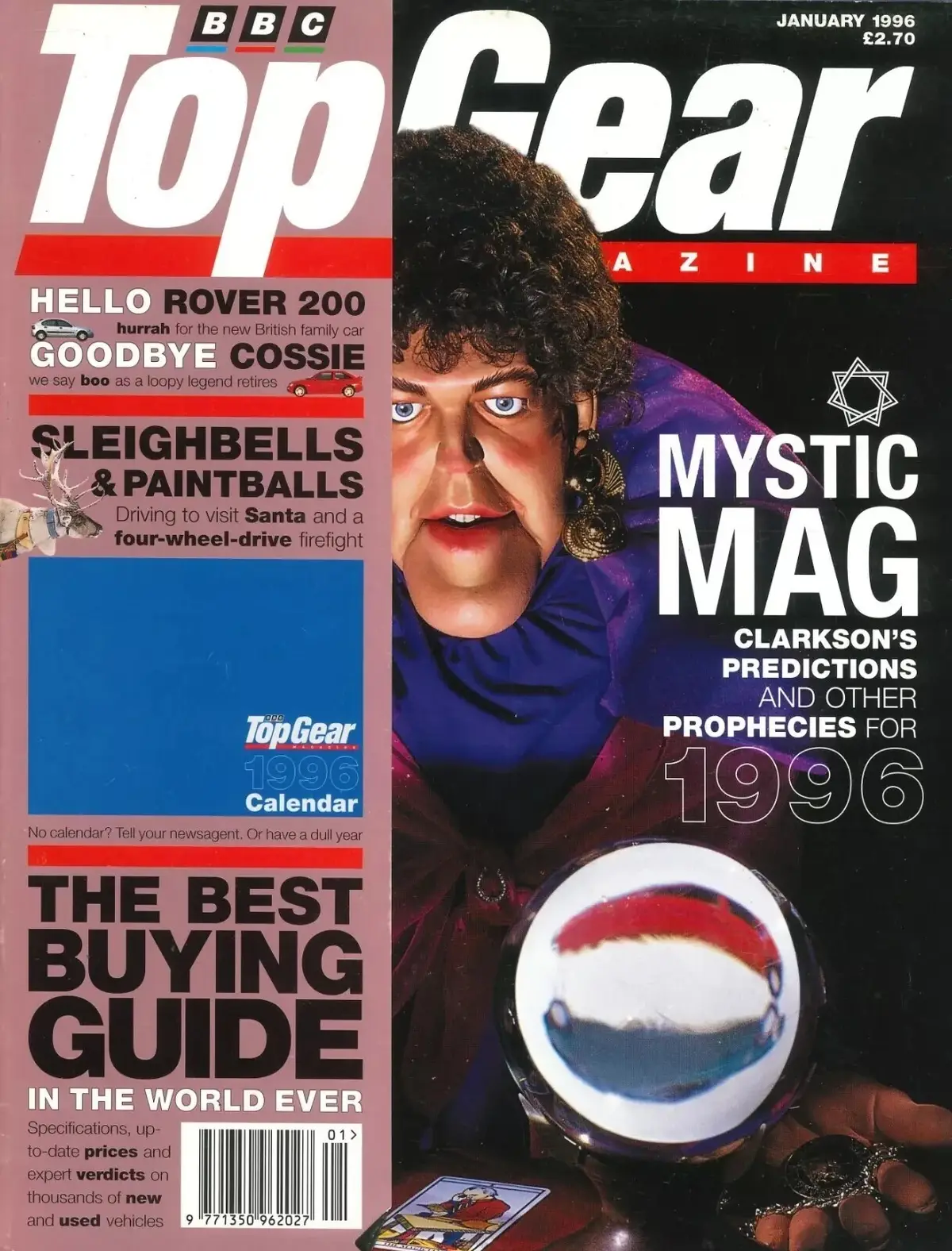BBC Top Gear Magazine Issue #28, Rover 200, Renault Megane, Mazda RX-7, Jan 1996