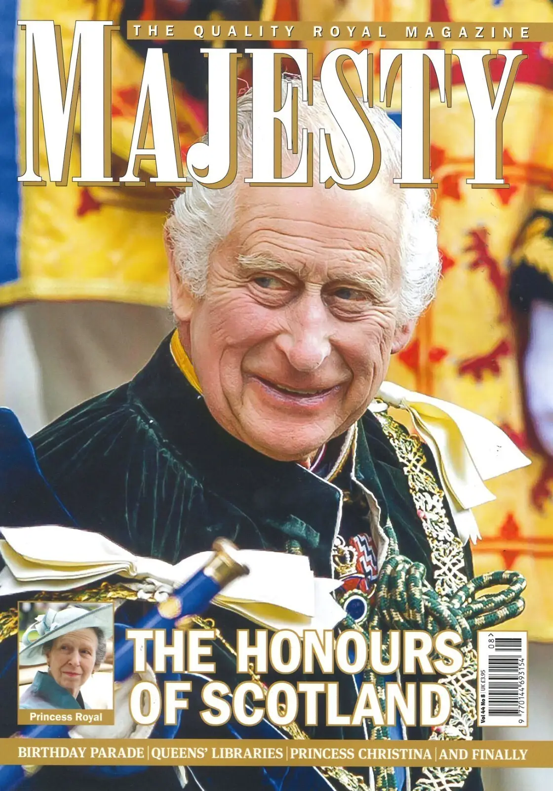 Majesty Magazine, King Charles, Queen Camilla, Princess Anne, Royalty, Aug 2023