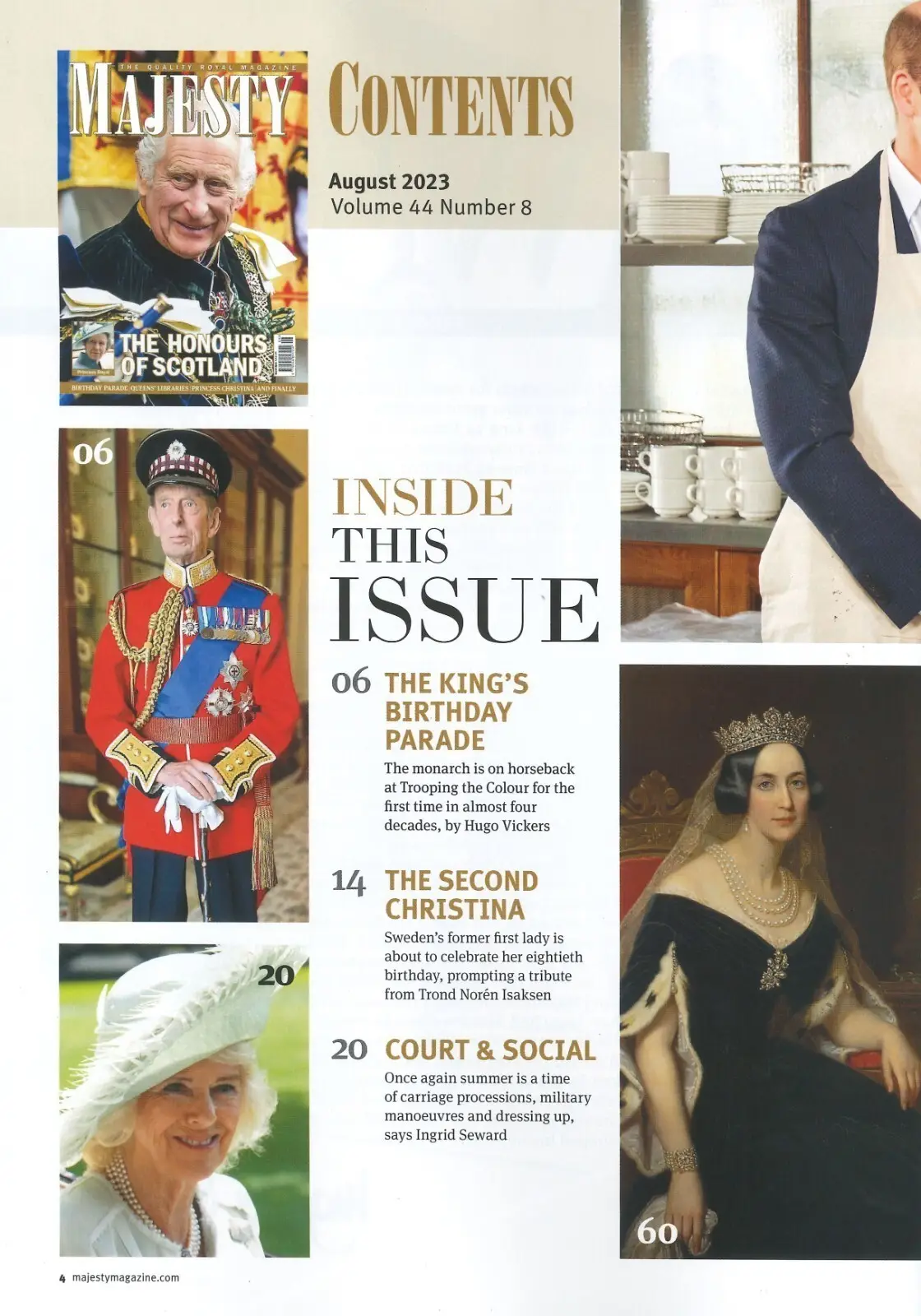 Majesty Magazine, King Charles, Queen Camilla, Princess Anne, Royalty, Aug 2023 - image 2 | Free standard UK delivery included | Discount Quality Products