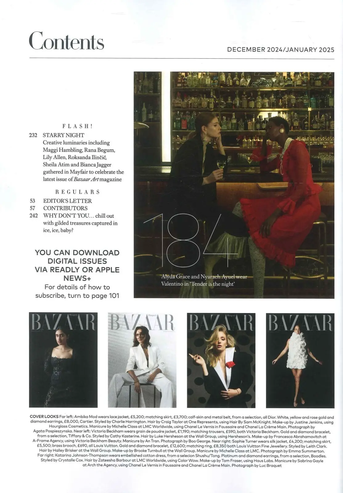 Harper's Bazaar Magazine: Ambika Mod, V.Beckham, Women of the Year, Dec/Jan 2025 - image 4 | Free standard UK delivery included | Discount Quality Products