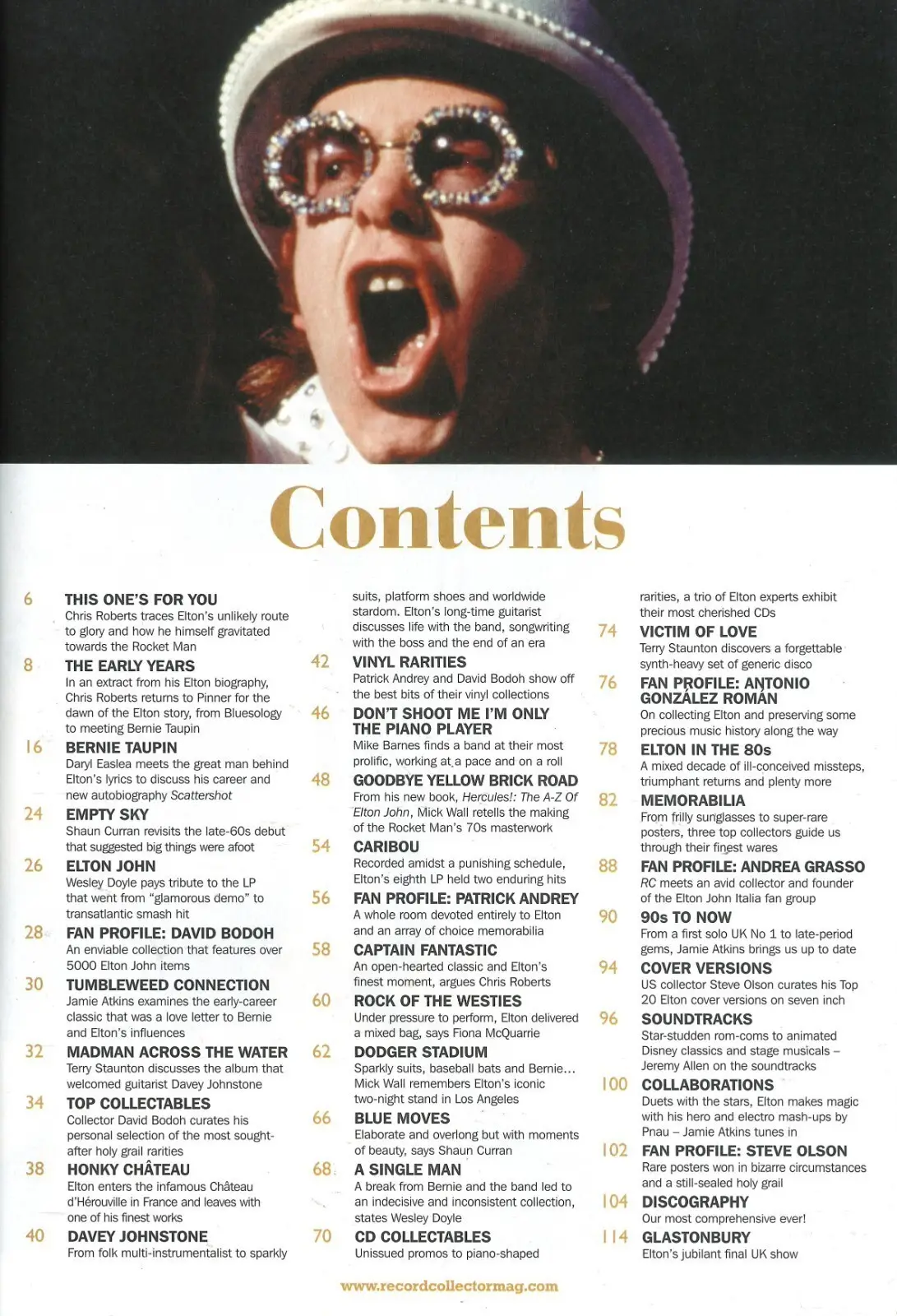 Record Collector Magazine: Elton John, Davey Johnstone, Bernie Taupin, Music - image 2 | Free standard UK delivery included | Discount Quality Products