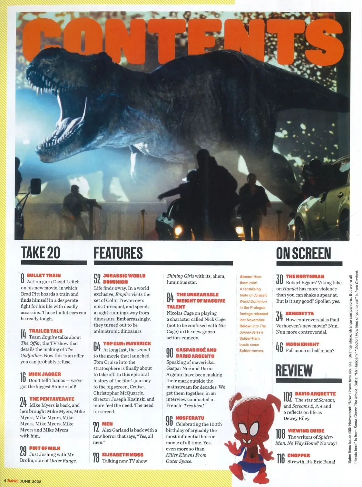 Empire Magazine Jurassic World Dominion Brad Pitt, Tom Cruise Top Gun, June 2022 - image 2 | Free standard UK delivery included | Discount Quality Products