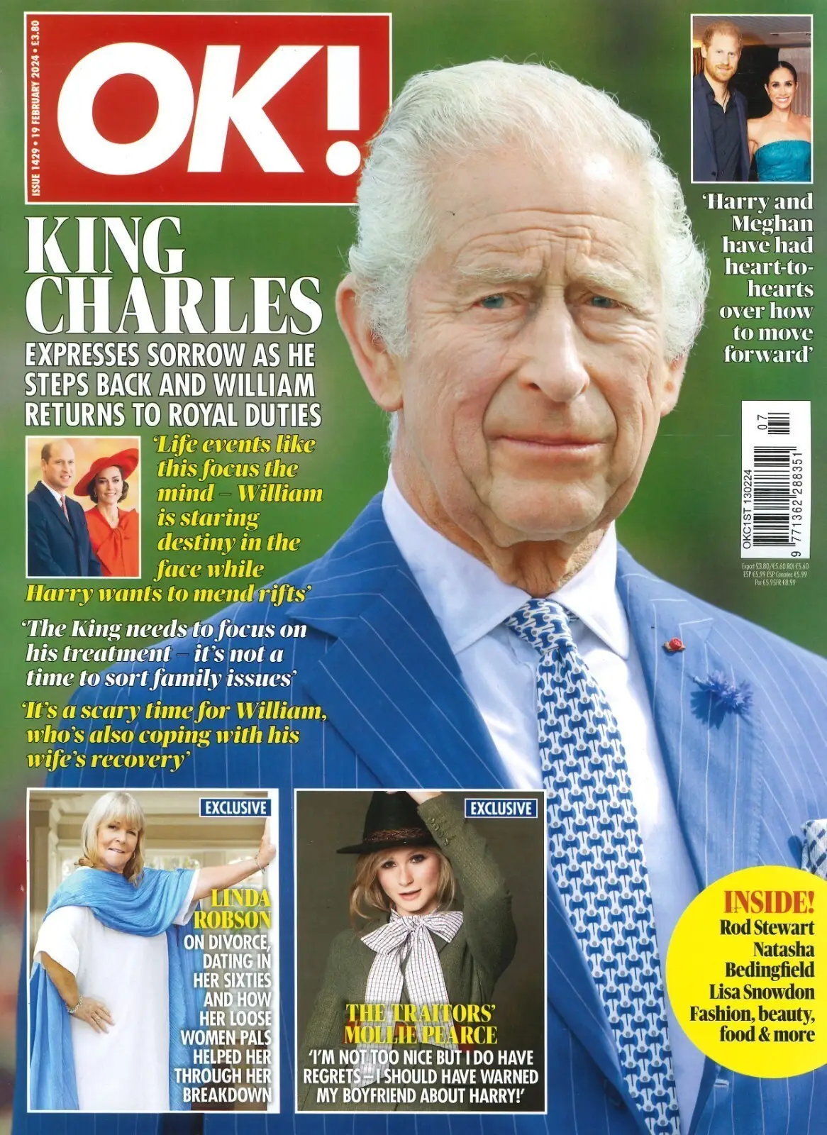 OK! Magazines King Charles, Prince William &amp; Harry, Taylor Swift, Grammy 19.2.24