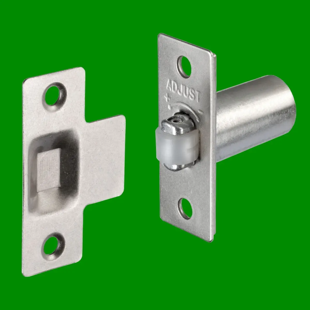 4x Adjustable Door Ball Roller Catch With Strike Plate, Cabinet, Cupboard Door