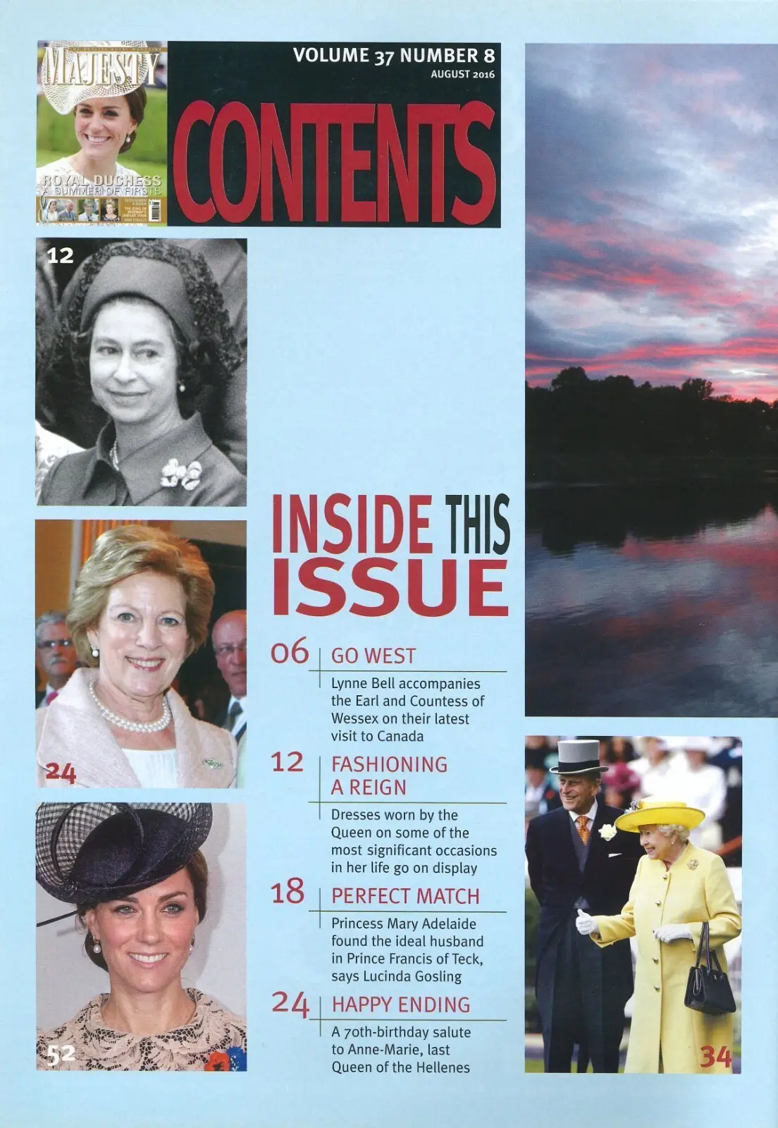 Majesty Magazine, Kate Middleton, Queen Elizabeth II, King Charles, Aug 2016 - image 2 | Free standard UK delivery included | Discount Quality Products