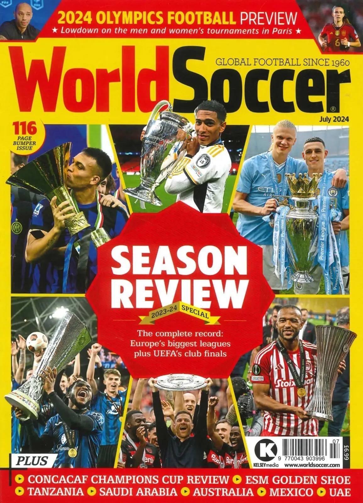 World Soccer Magazine Season Review 2023-24 Special, Football, Soccer, July 2024 - Free standard UK delivery included | Discount Quality Products