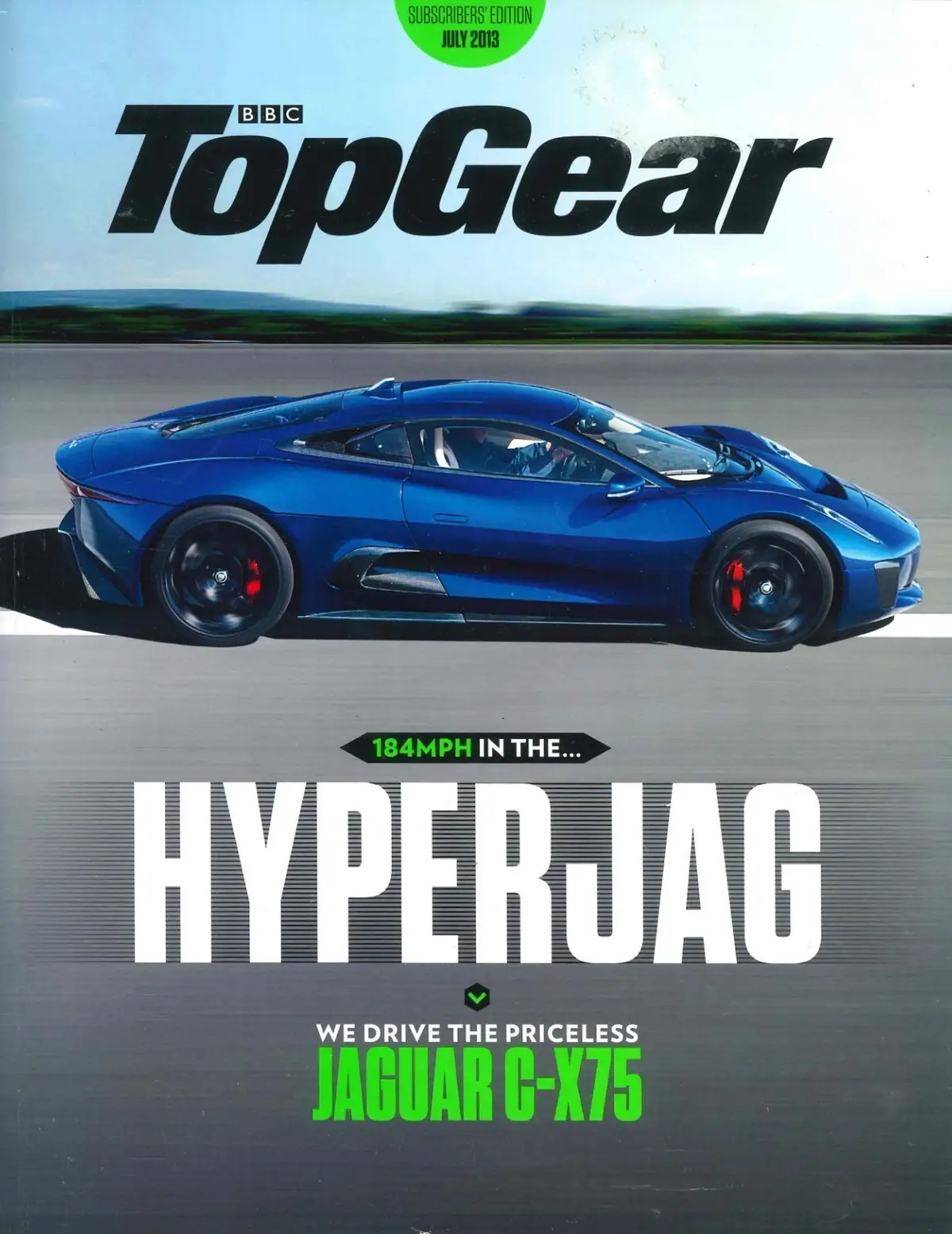 BBC Top Gear Magazine Issue #245, Jaguar C-X75, Aston Martin, Lexus, July 2013