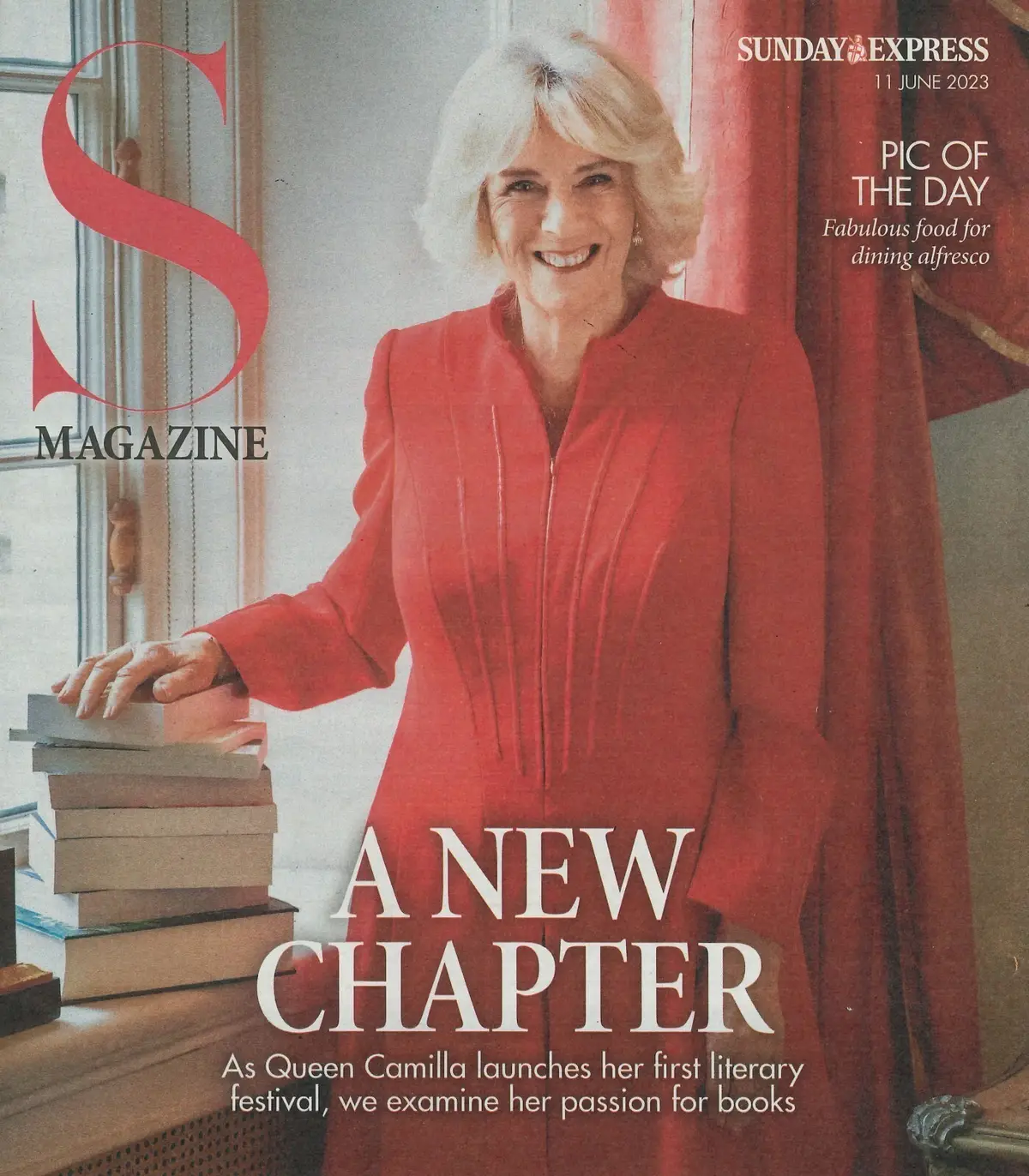 Sunday Express Magazine, Queen Camilla's Literary Festival, Royalty, 11.6.23