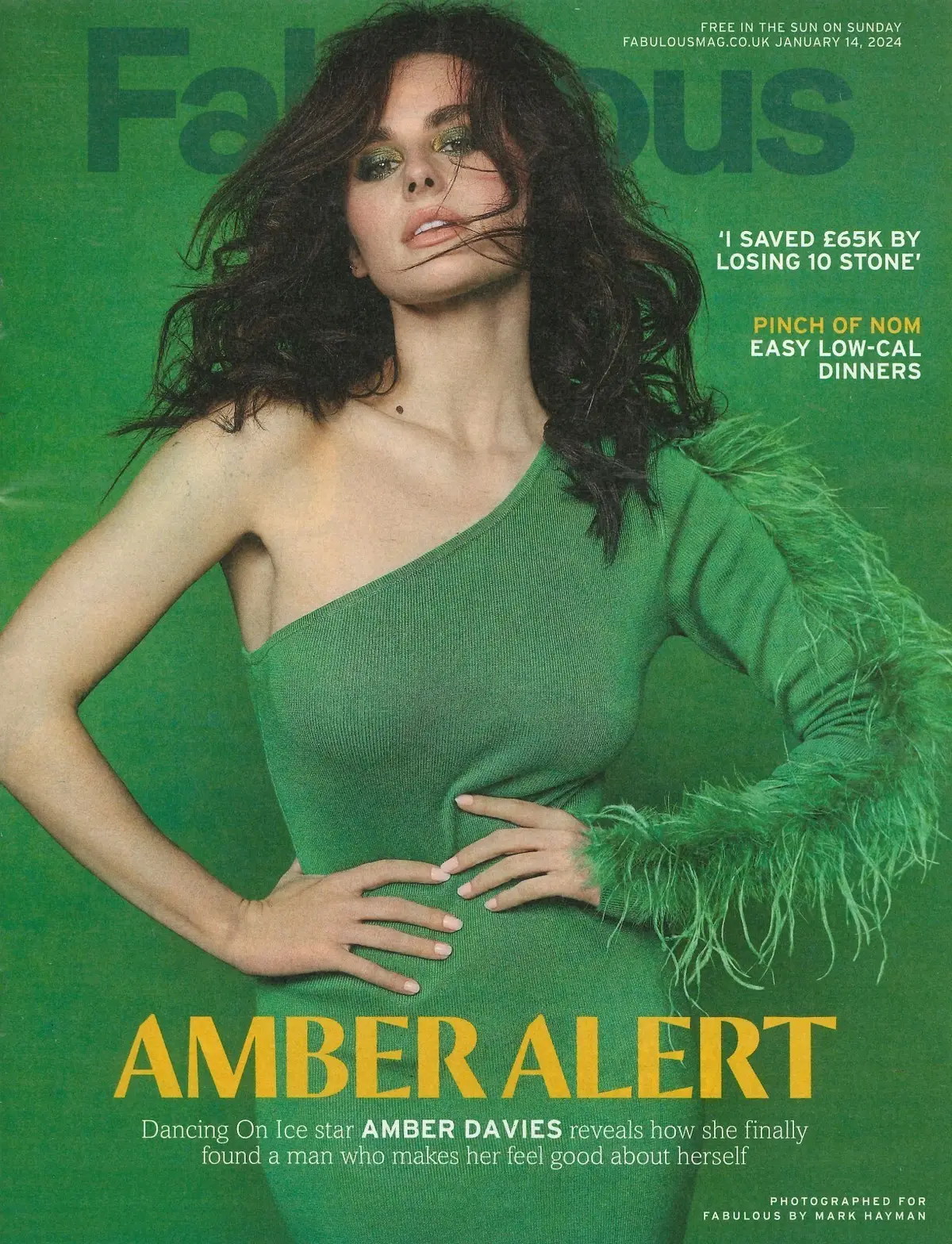 Fabulous Magazine: Amber Davies, Róisín Murphy, Ella Mills, Fashion, 14.1.24
