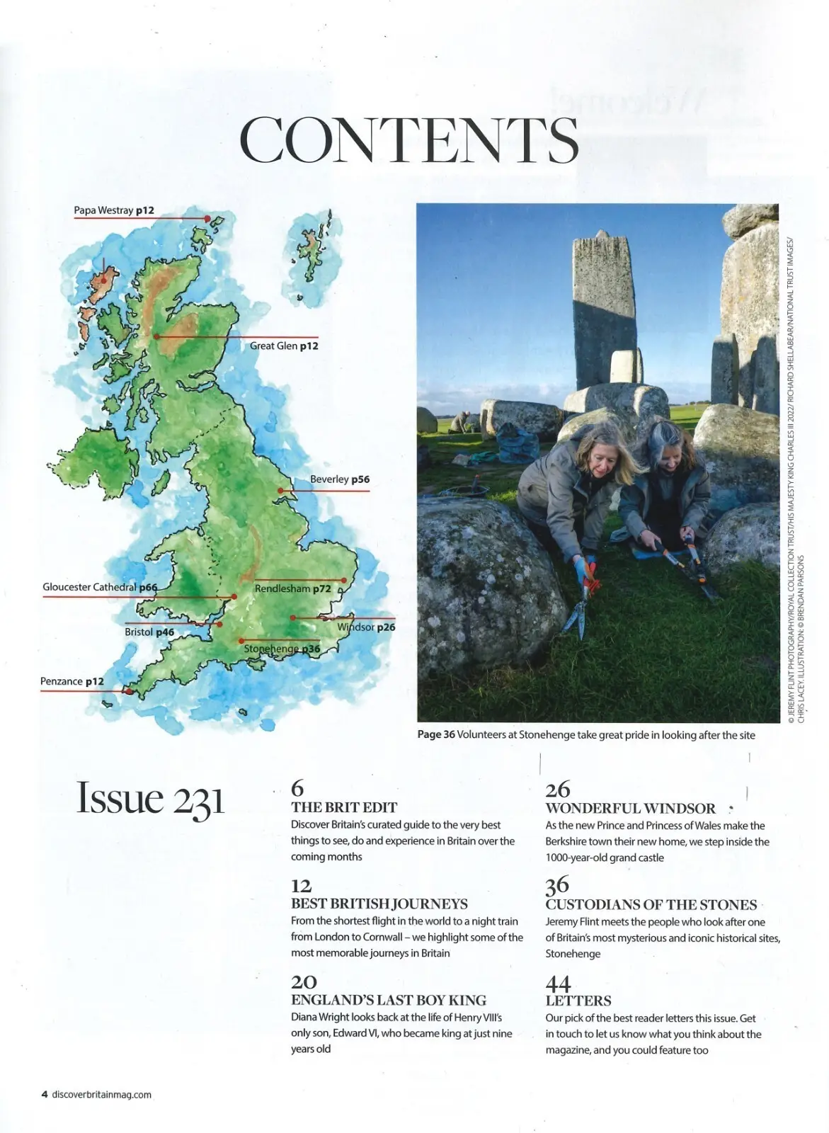 Discover Britain Magazine Dec/Jan 2023, William & Kate, Coronation, Stonehenge - image 2 | Free standard UK delivery included | Discount Quality Products