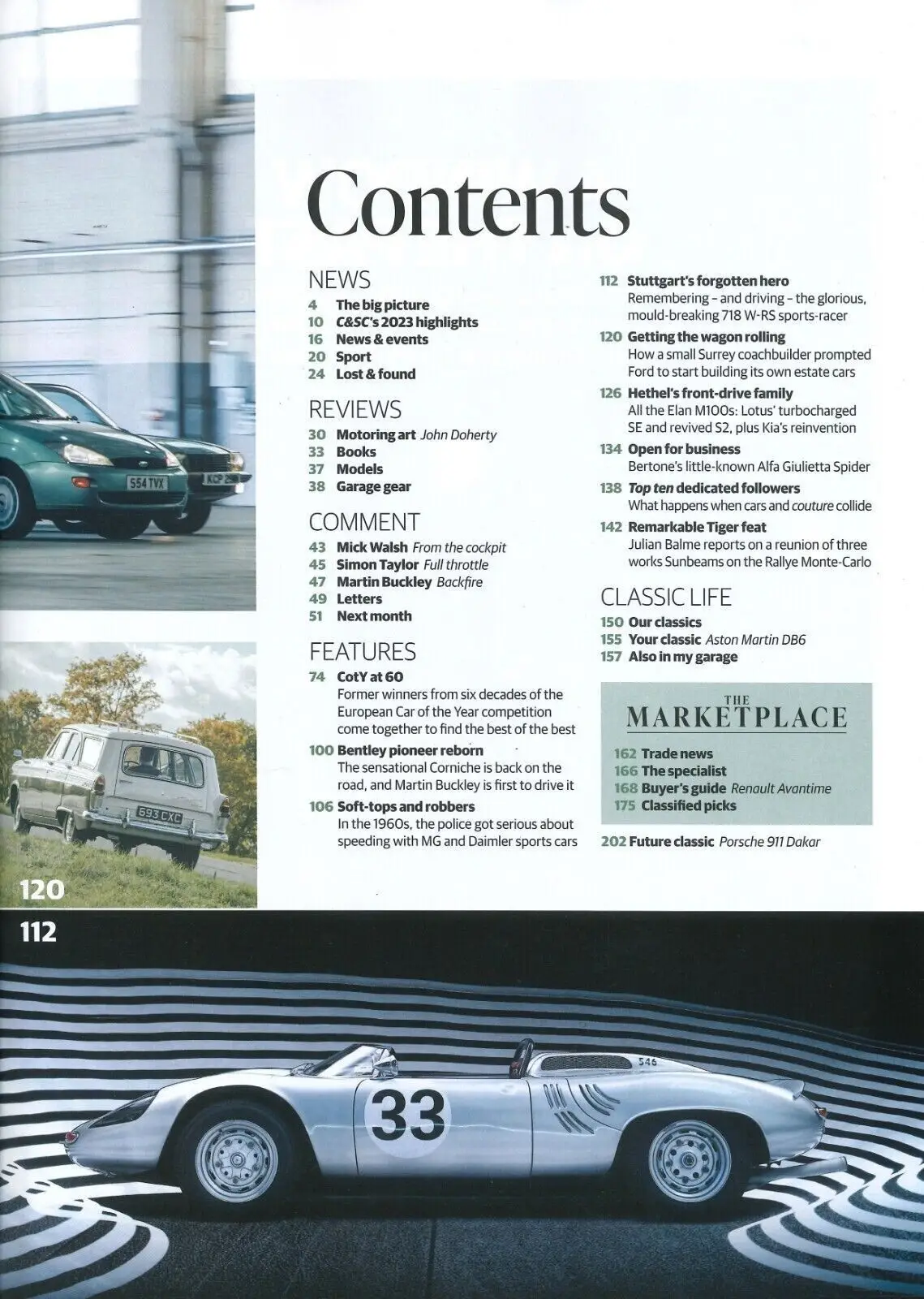 Classic & Sports Car Magazine: Car of the Year, Porsche 718, Lotus, Feb 2024 - image 2 | Free standard UK delivery included | Discount Quality Products