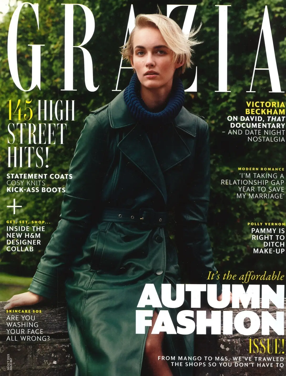 Grazia Magazine: Victoria Beckham, Meghan Markle, Helena Christensen, 30.10.23