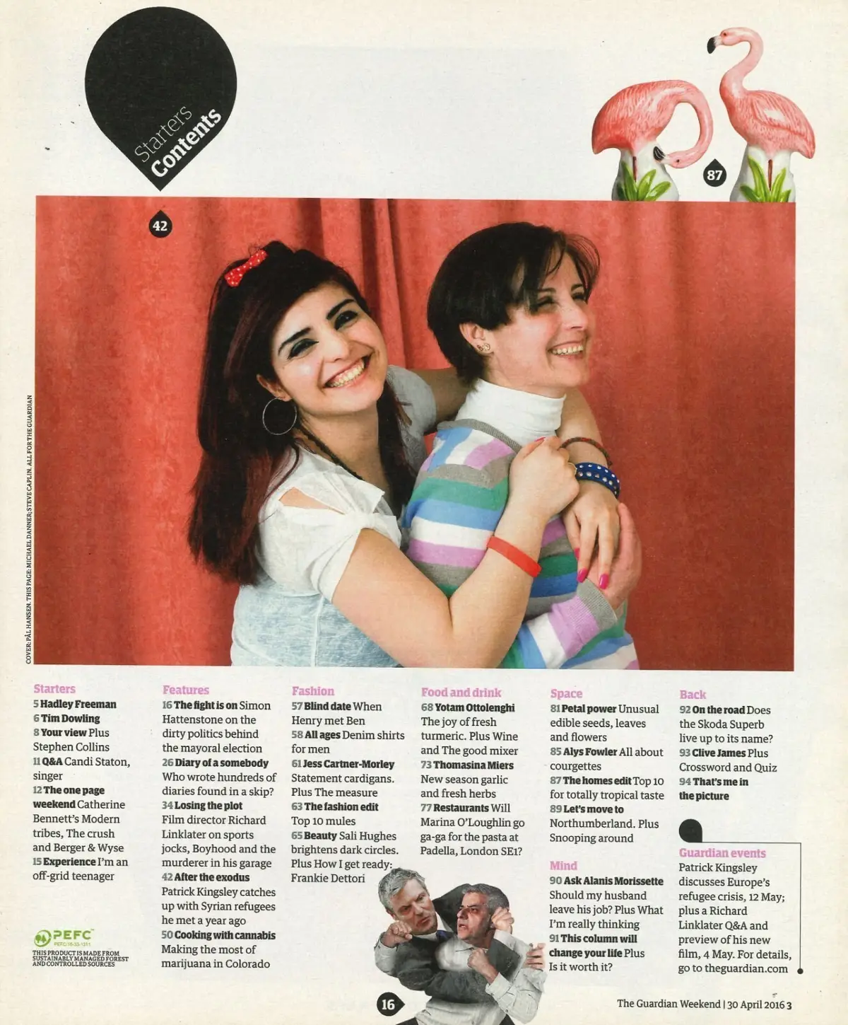 Guardian Weekend Magazine, Alexander Masters, Linklater, Candi Staton 30.4.16 - image 2 | Free standard UK delivery included | Discount Quality Products