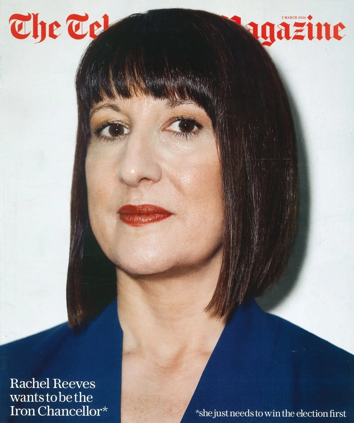 Telegraph Magazine Rachel Reeves, Edward Zwick, Katherine Ryan, R.Madeley 2.3.24 - Free standard UK delivery included | Discount Quality Products