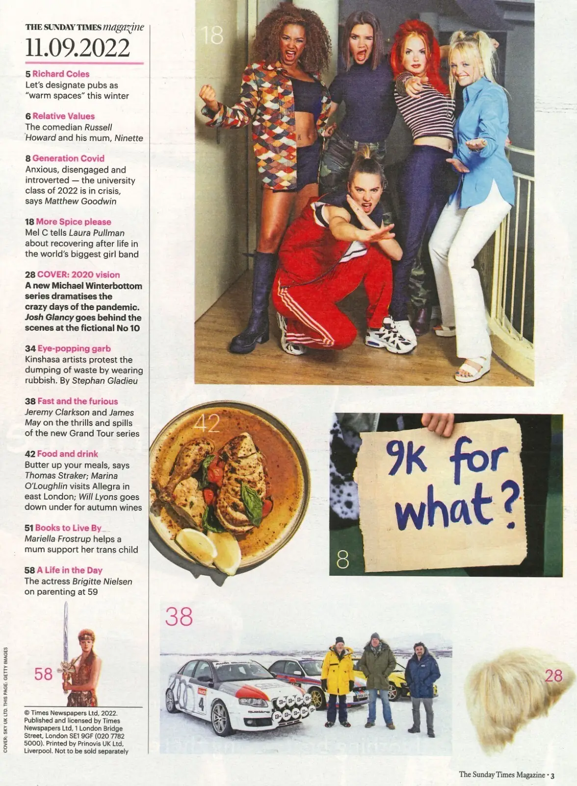 Sunday Times Magazine: Kenneth Branagh Plays Boris, Brigitte Nielsen, 11.9.22 - image 2 | Free standard UK delivery included | Discount Quality Products