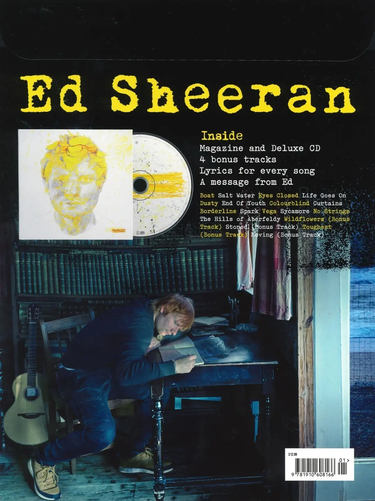 Ed Sheeran: Subtract Magazine, Limited Edition, CD Album with 4 Bonus Tracks - image 2 | Free standard UK delivery included | Discount Quality Products