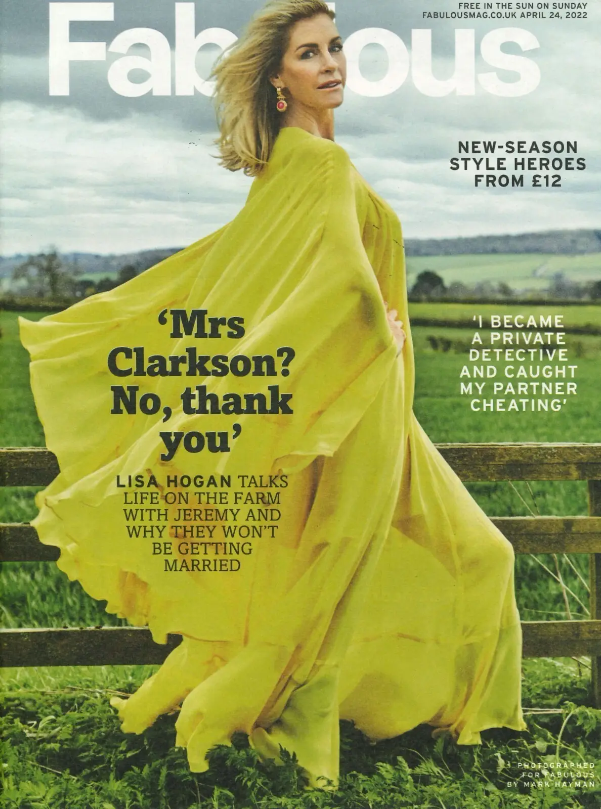 Fabulous Magazine, Lisa Hogan, Amanda Redman, Olivia Bentley, Fashion, 24.4.22