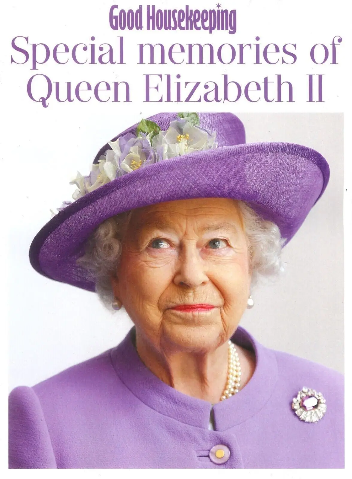 Good Housekeeping Magazine, 51-Page, Queen Elizabeth II Special Memories, 2022