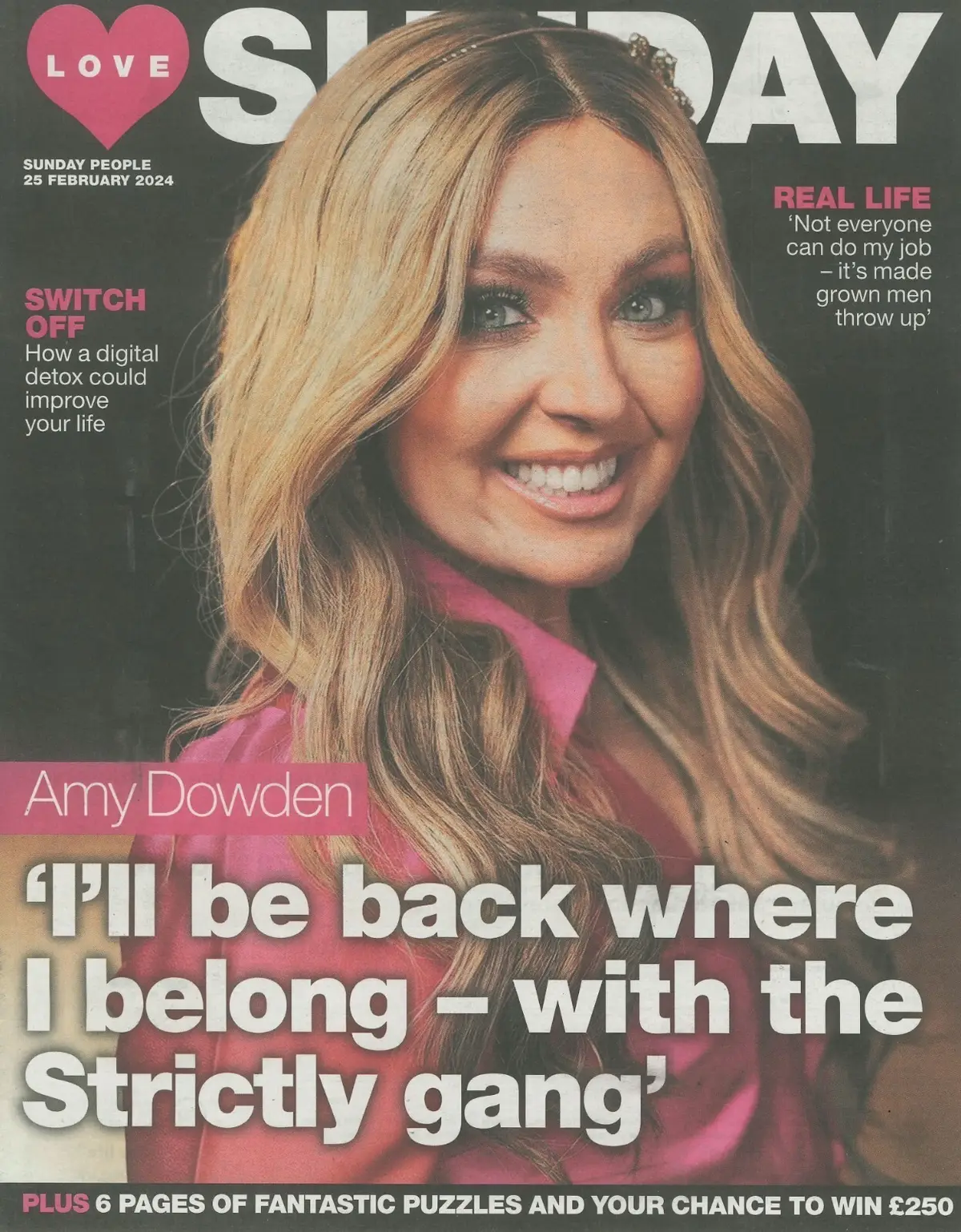 Love Sunday Magazine: Amy Dowden, Elton John, Muhammad Ali, Fashion, 25.2.24