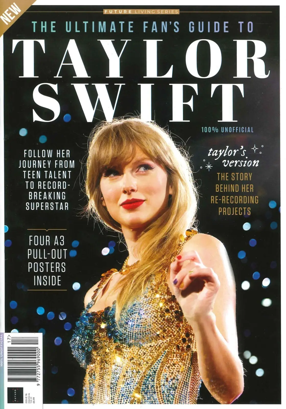 Taylor Swift Magazine: Ultimate Fan Guide, Global Icon, 4 A3 Pull-Out Posters - Free standard UK delivery included | Discount Quality Products