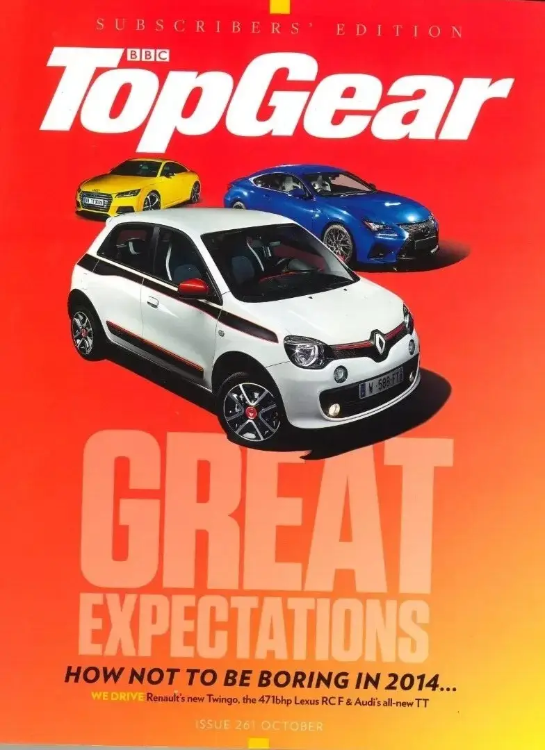 BBC Top Gear Magazine: Issue #261, Lexus RCF, AMG GT, Nissan, Audi TT, Oct 2014
