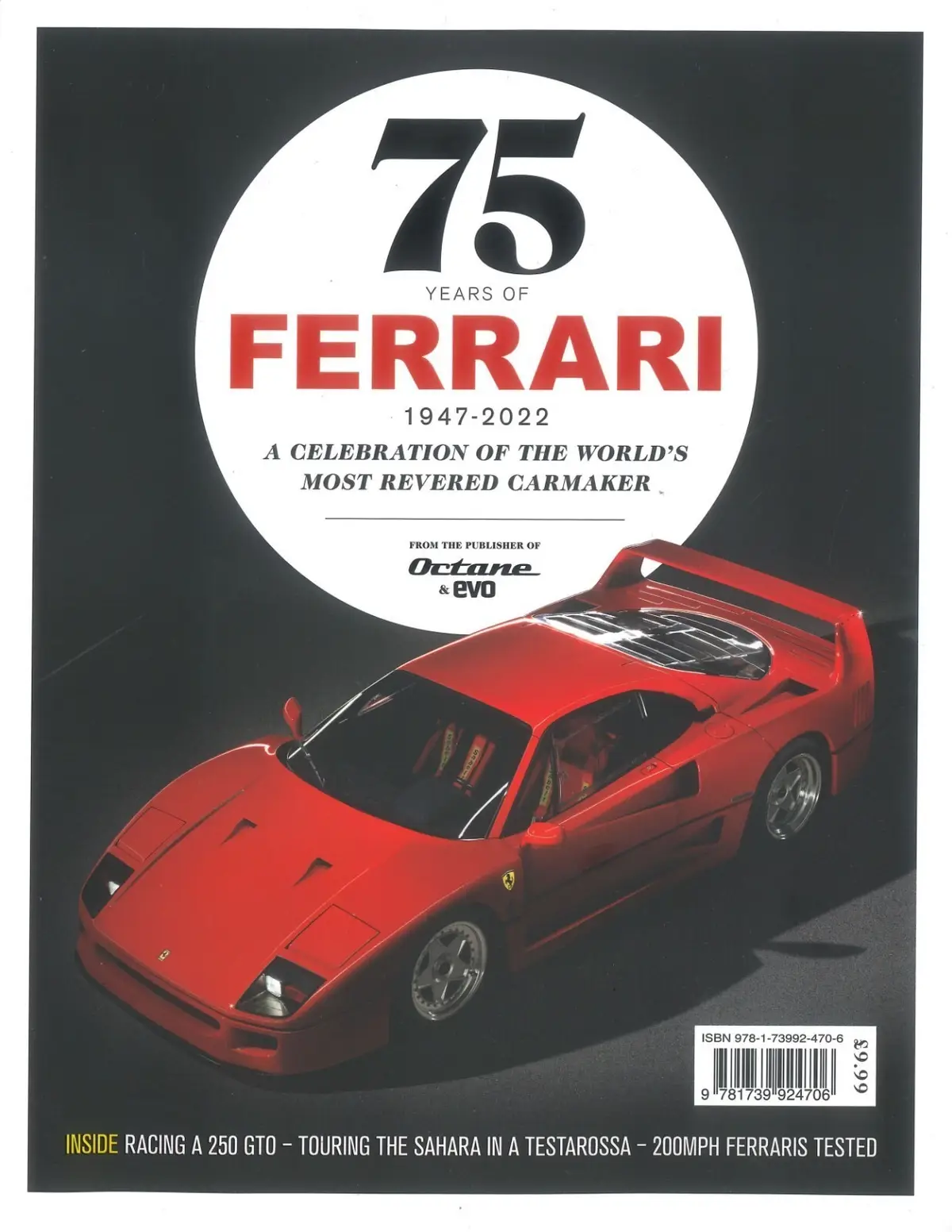 Octane Magazine, 75 Years of Ferrari 1947-2022, Carmaker Celebration, 218 Page